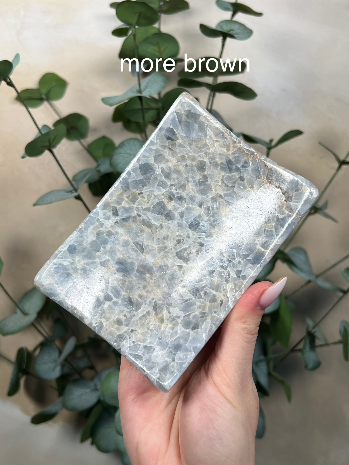 Blue Calcite Dishes